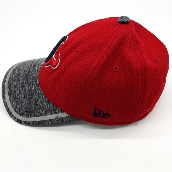 New Era 39Thirty Houston Texans NFL Football Red Cap Gray Bill M/L Baseball Hat - Picture 4 of 6